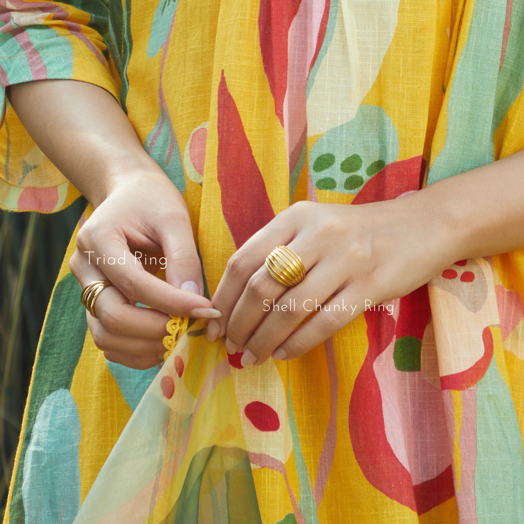 Shell Chunky Ring