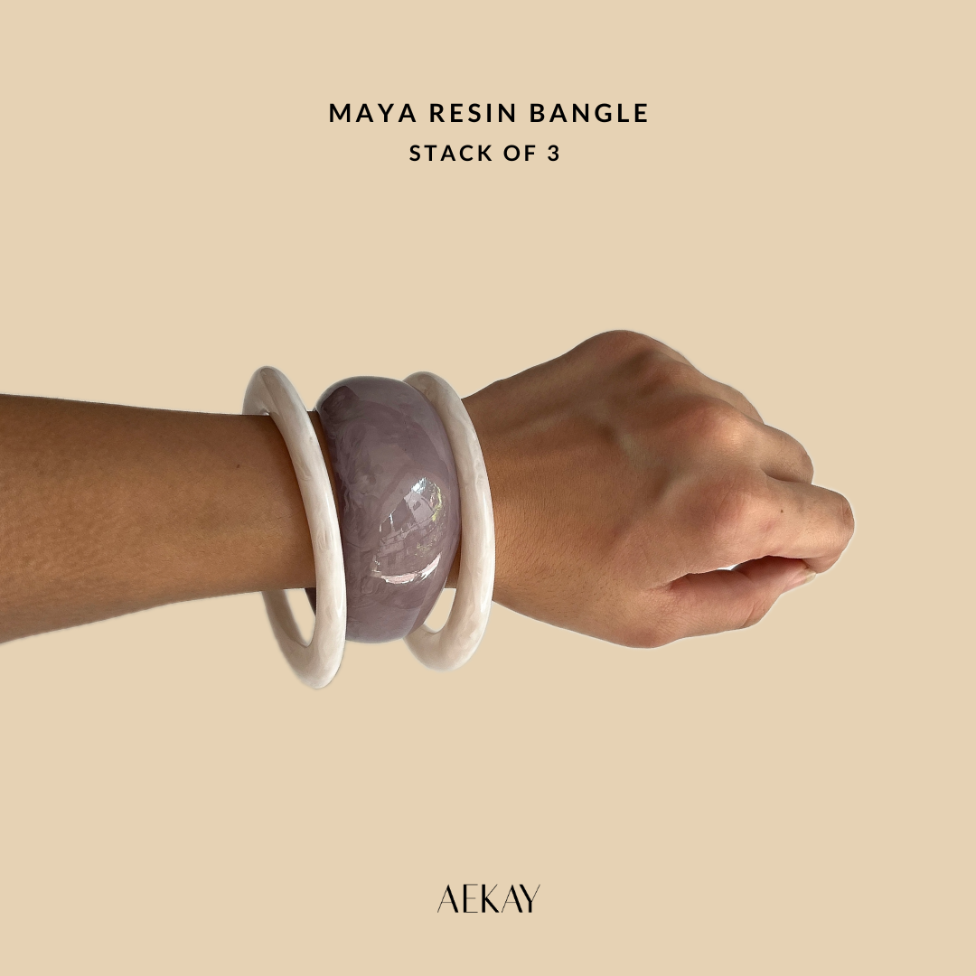 Maya Resin Bangles
