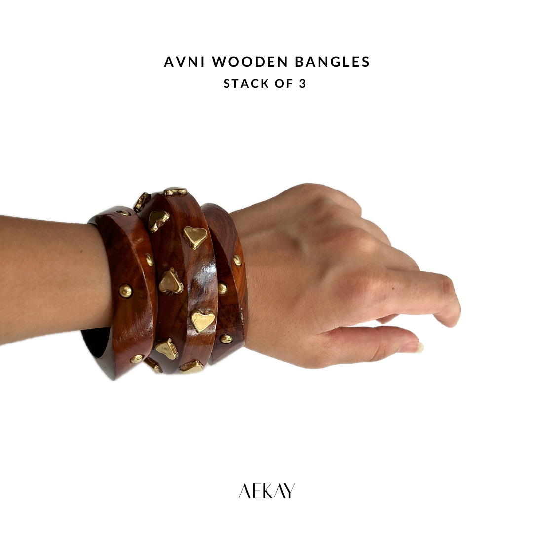 Avni Wooden Bangles