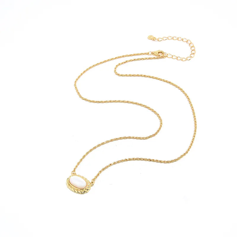 Opal Pendant Necklace