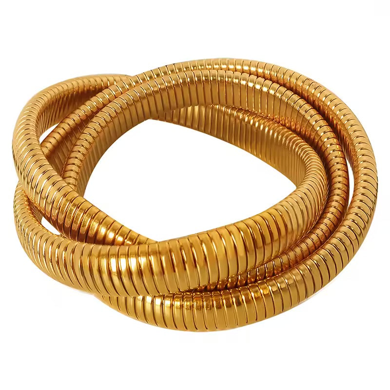 Triple Coil Bracelet