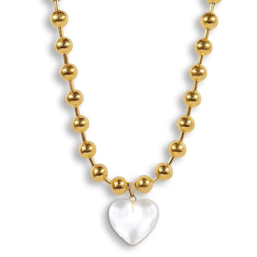 Crystal Heart Necklace