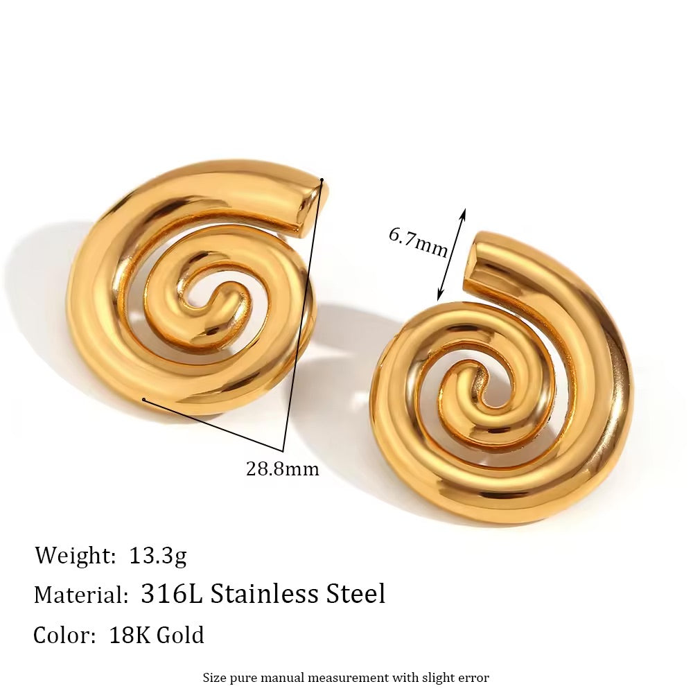 Swirl Studs