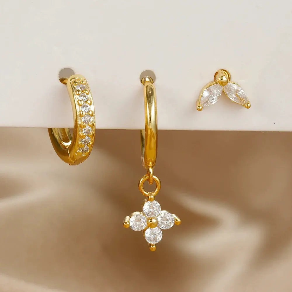 Trino (Set of 3 Earrings)