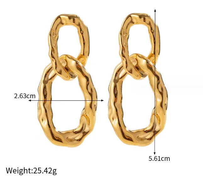 Isabelle Link Studs