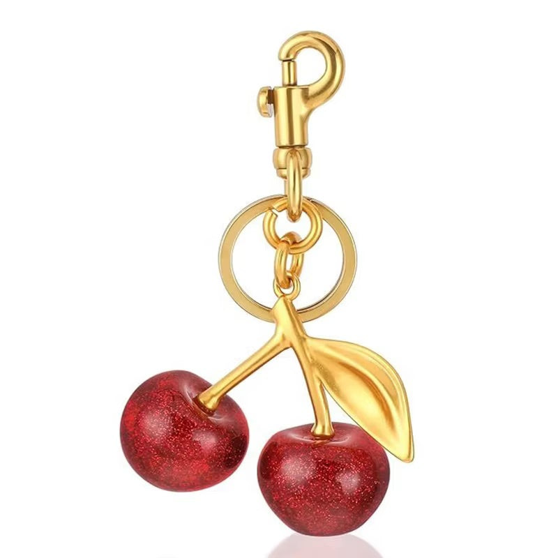 Cherry Bag Charm