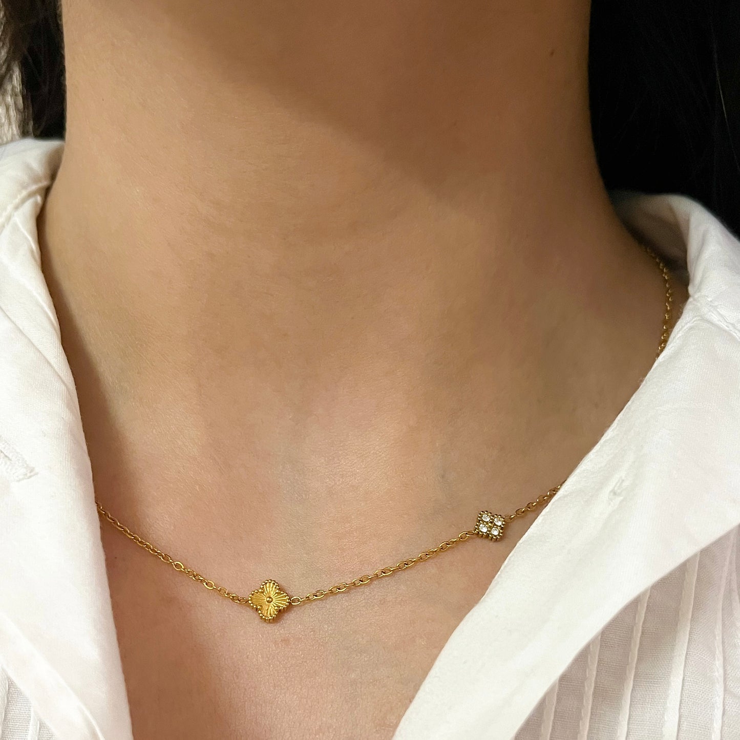 Clover Charm Necklace