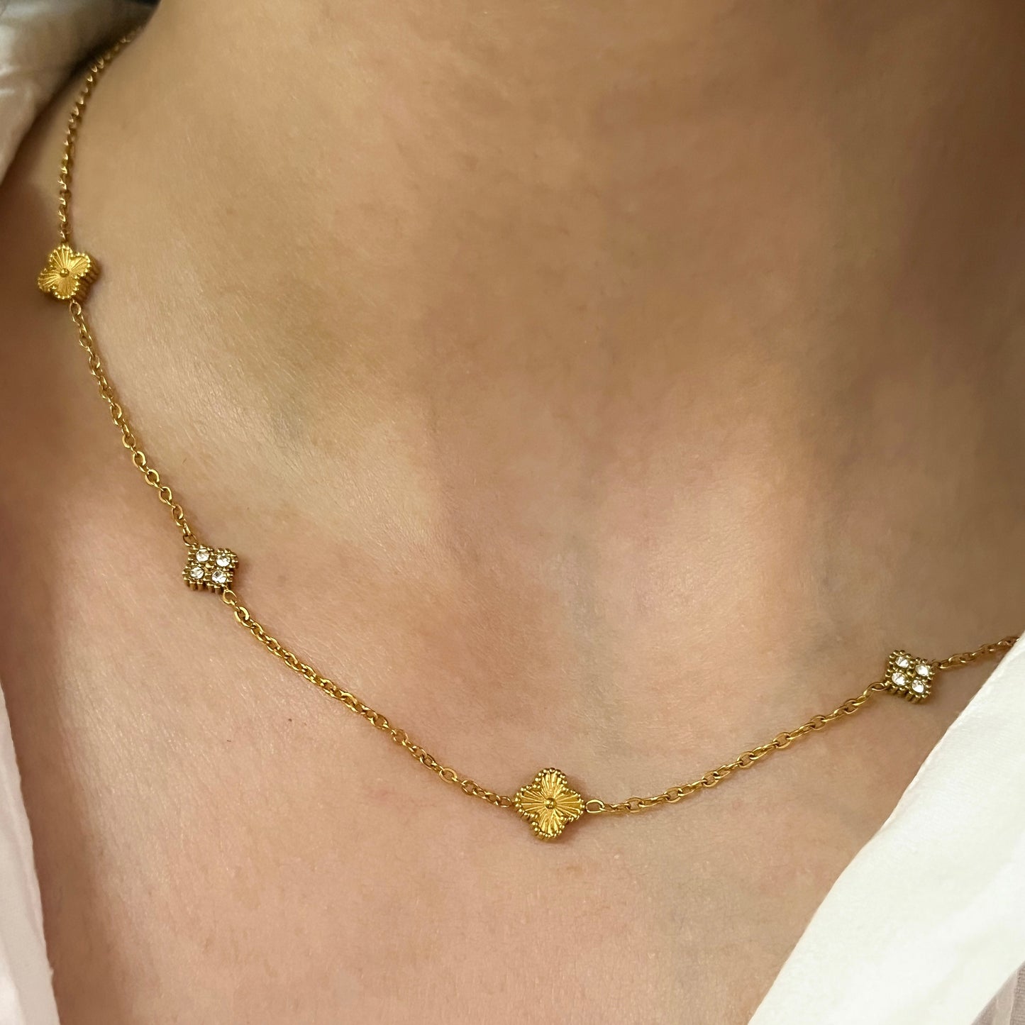 Clover Charm Necklace