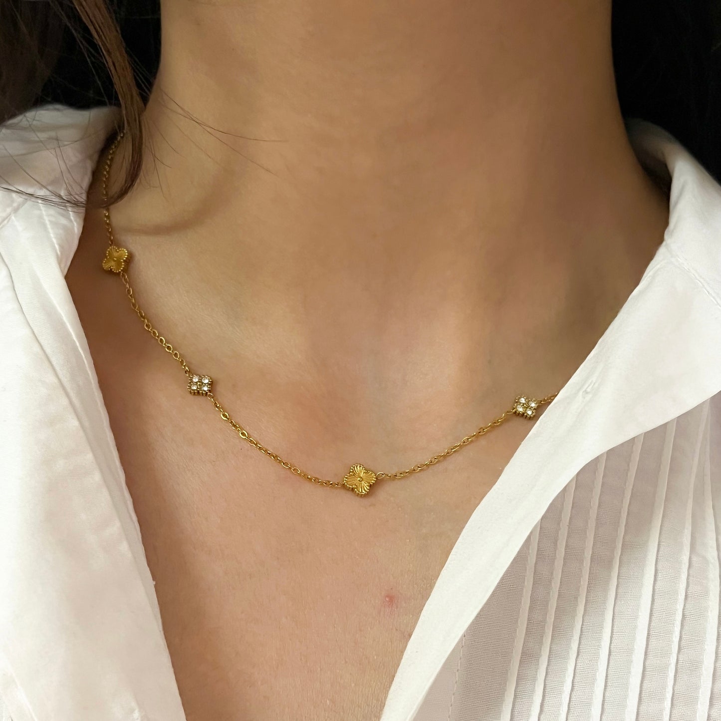 Clover Charm Necklace