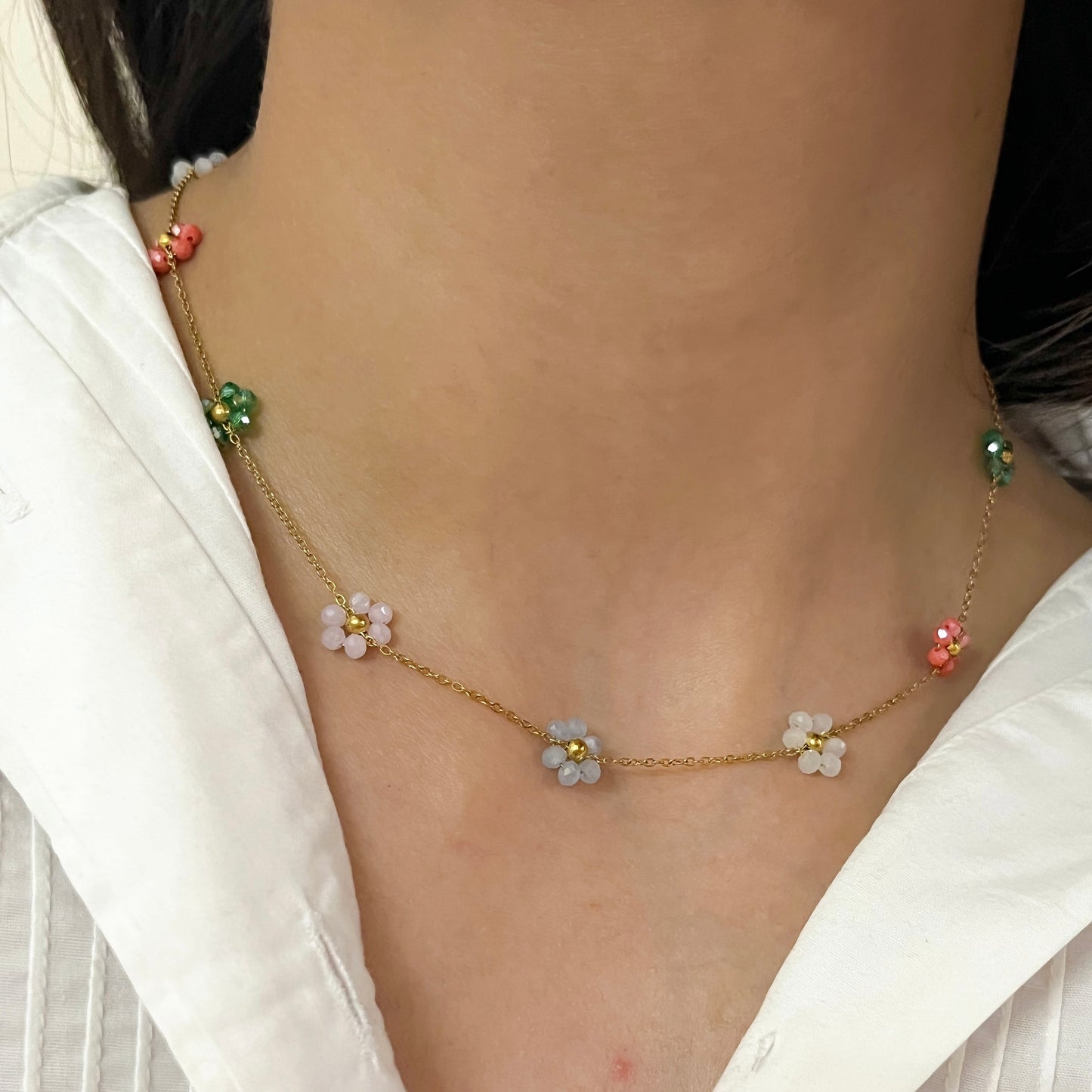 Flora Charm Necklace