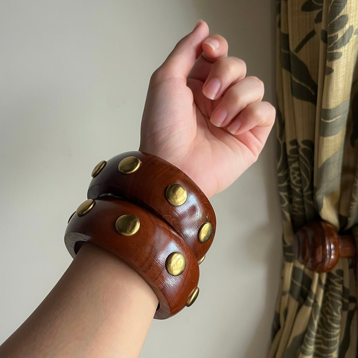 Bolt Wooden Bangle (Single)