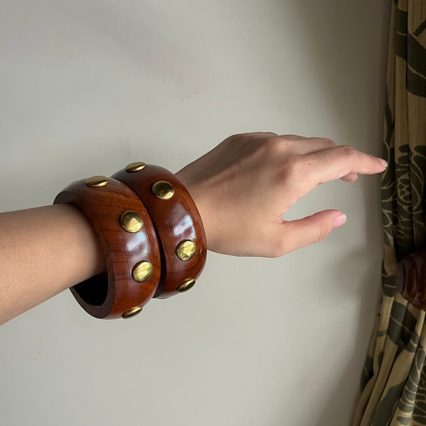 Bolt Wooden Bangle (Single)