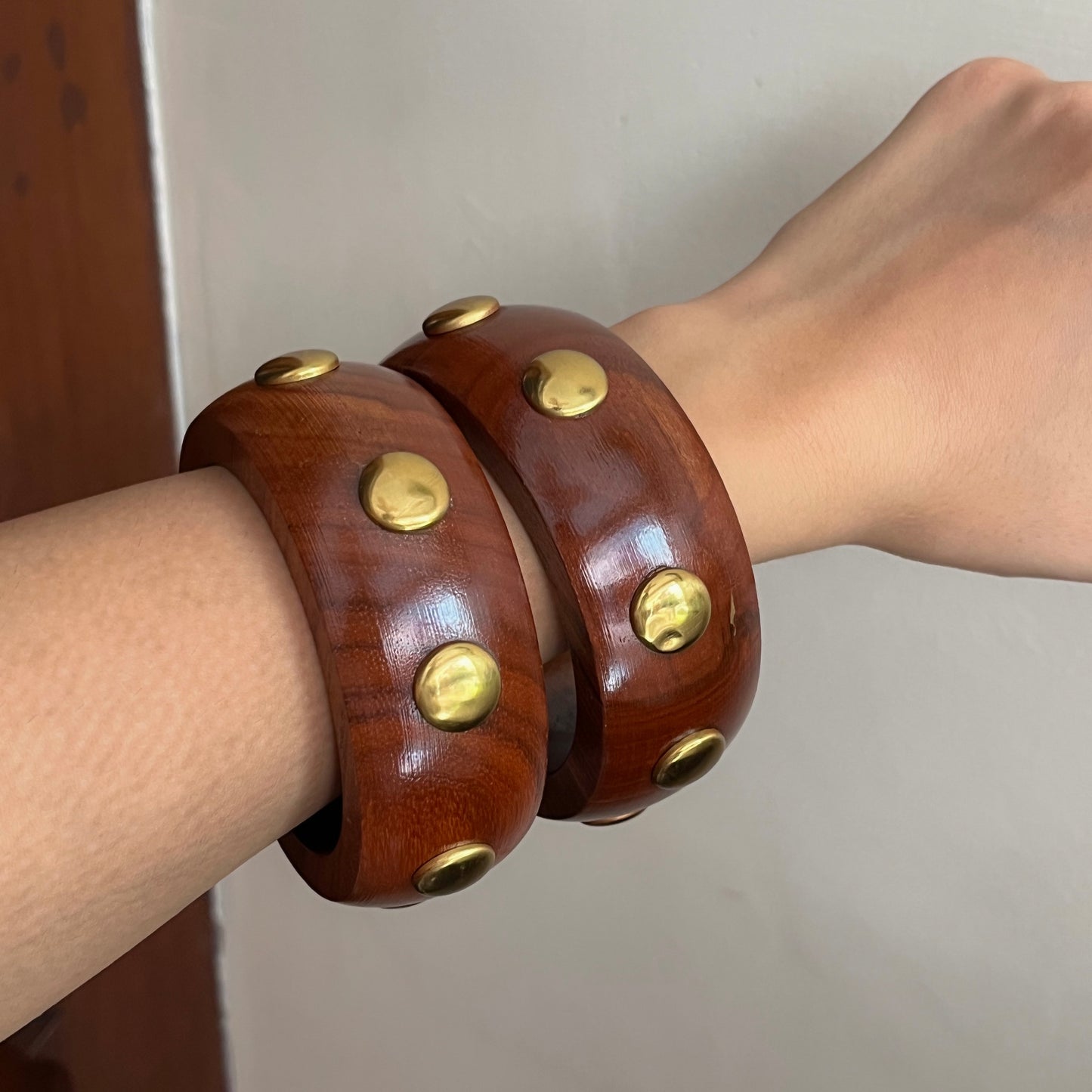 Bolt Wooden Bangle (Single)