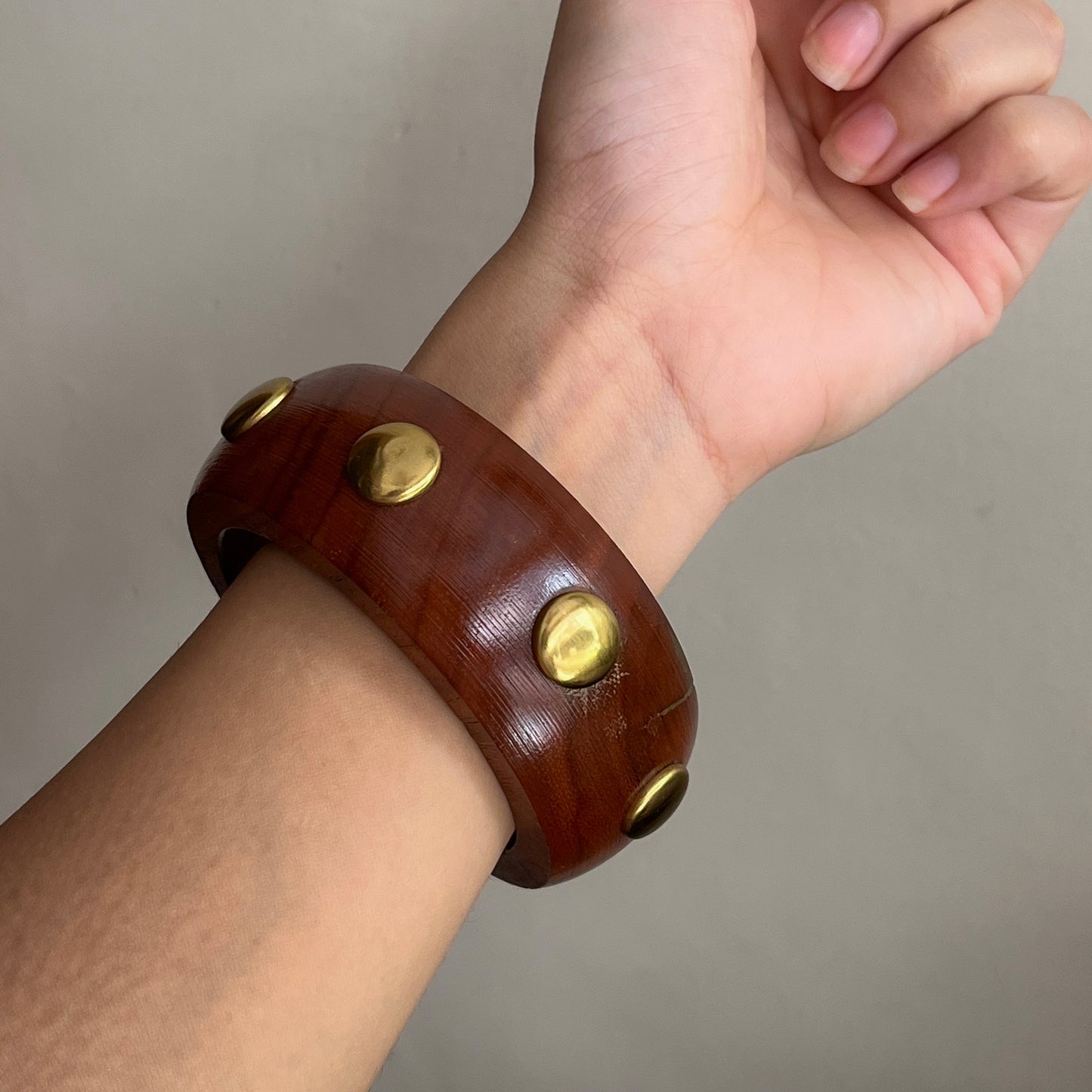 Bolt Wooden Bangle (Single)