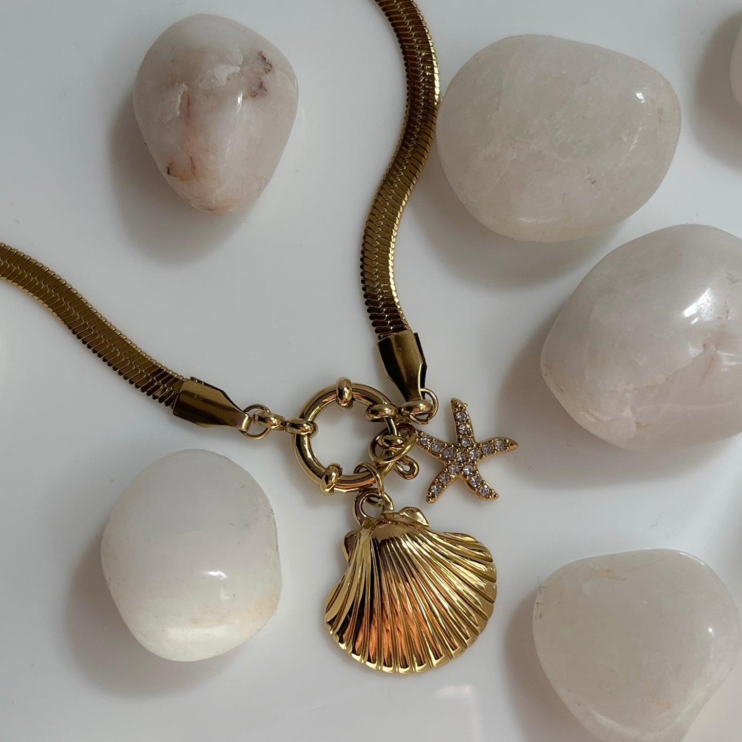 Sea Shell Charm Necklace