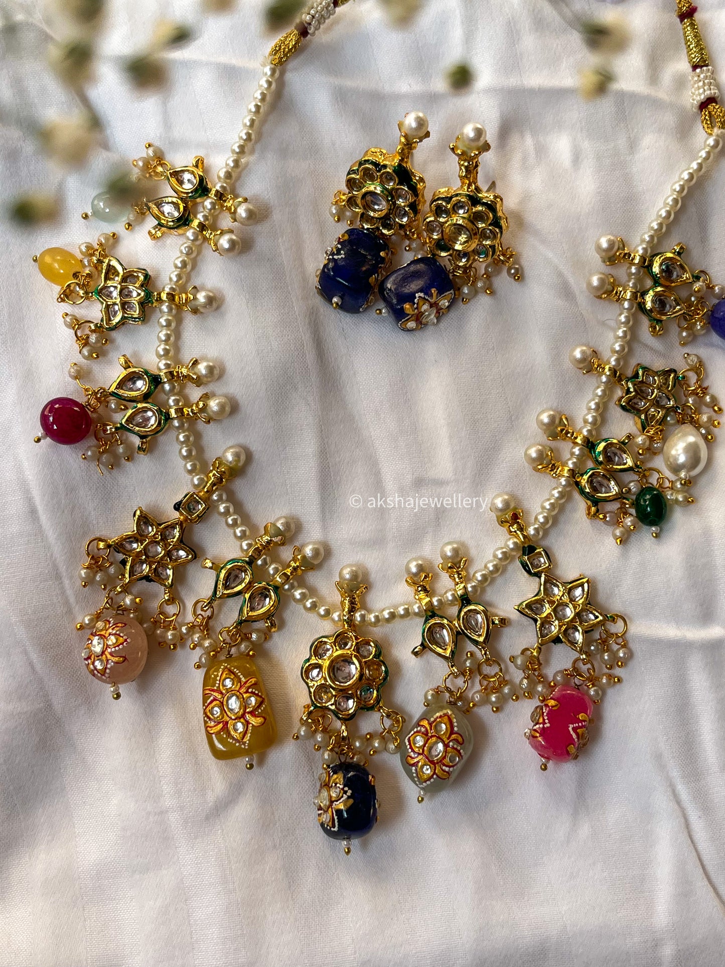 Nayantara Jaipuri Kundan Set