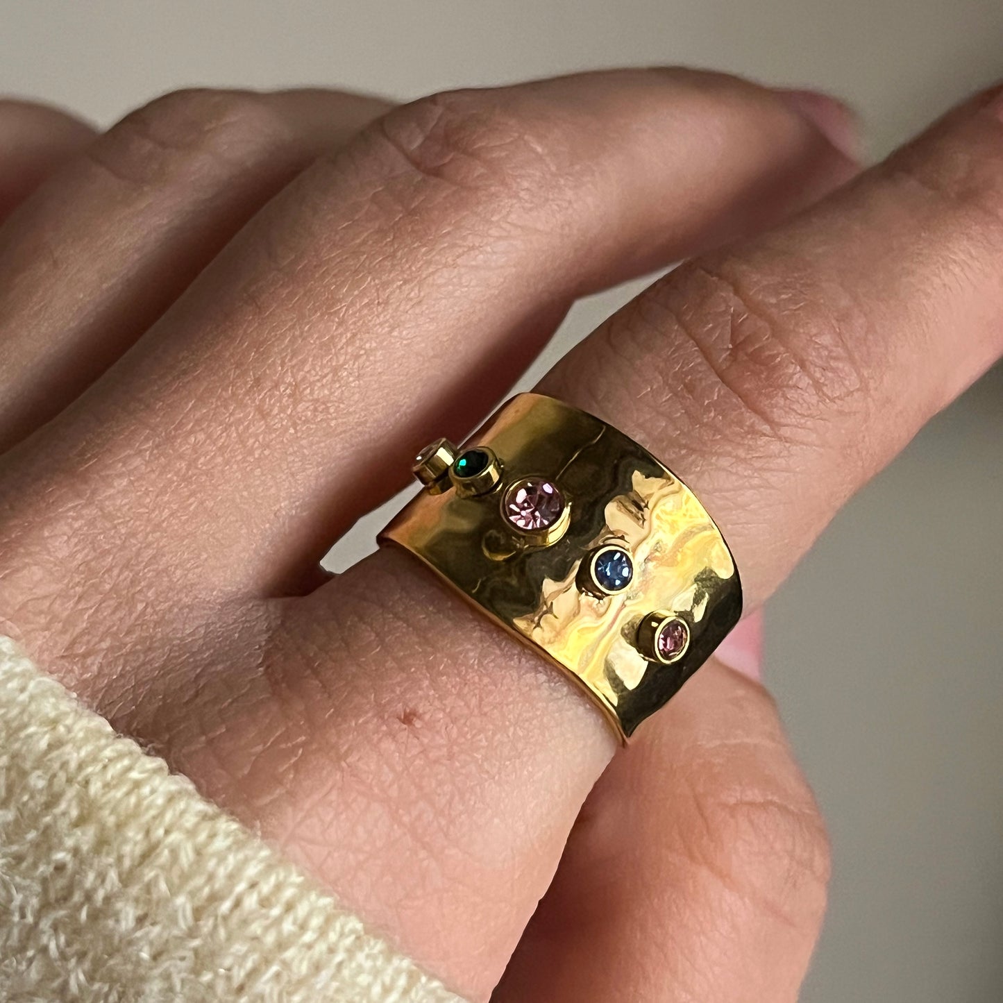 Melanie Textured Ring