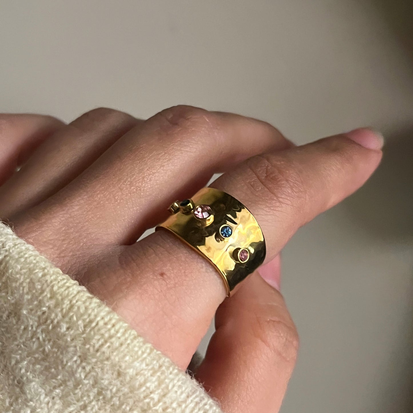 Melanie Textured Ring