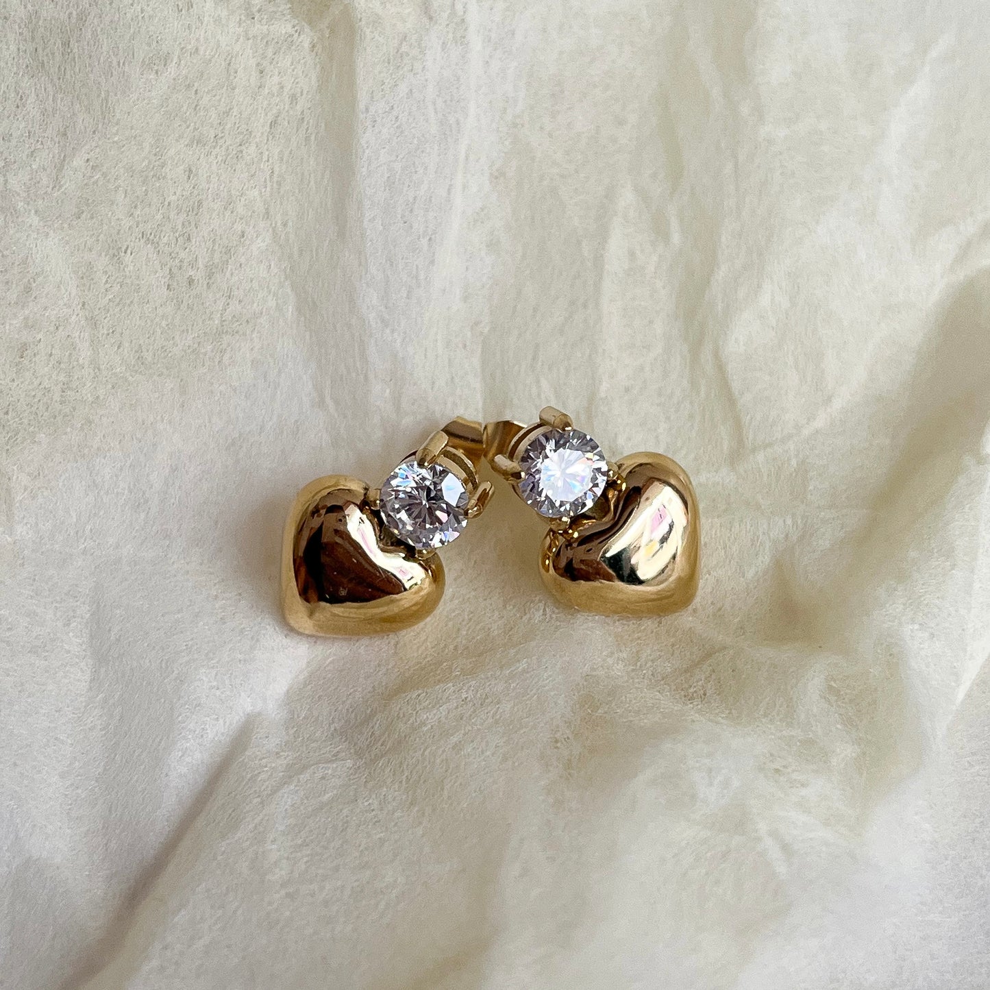 Kyna Heart Studs