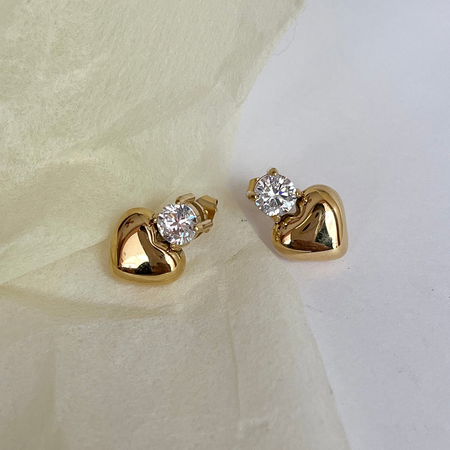 Kyna Heart Studs