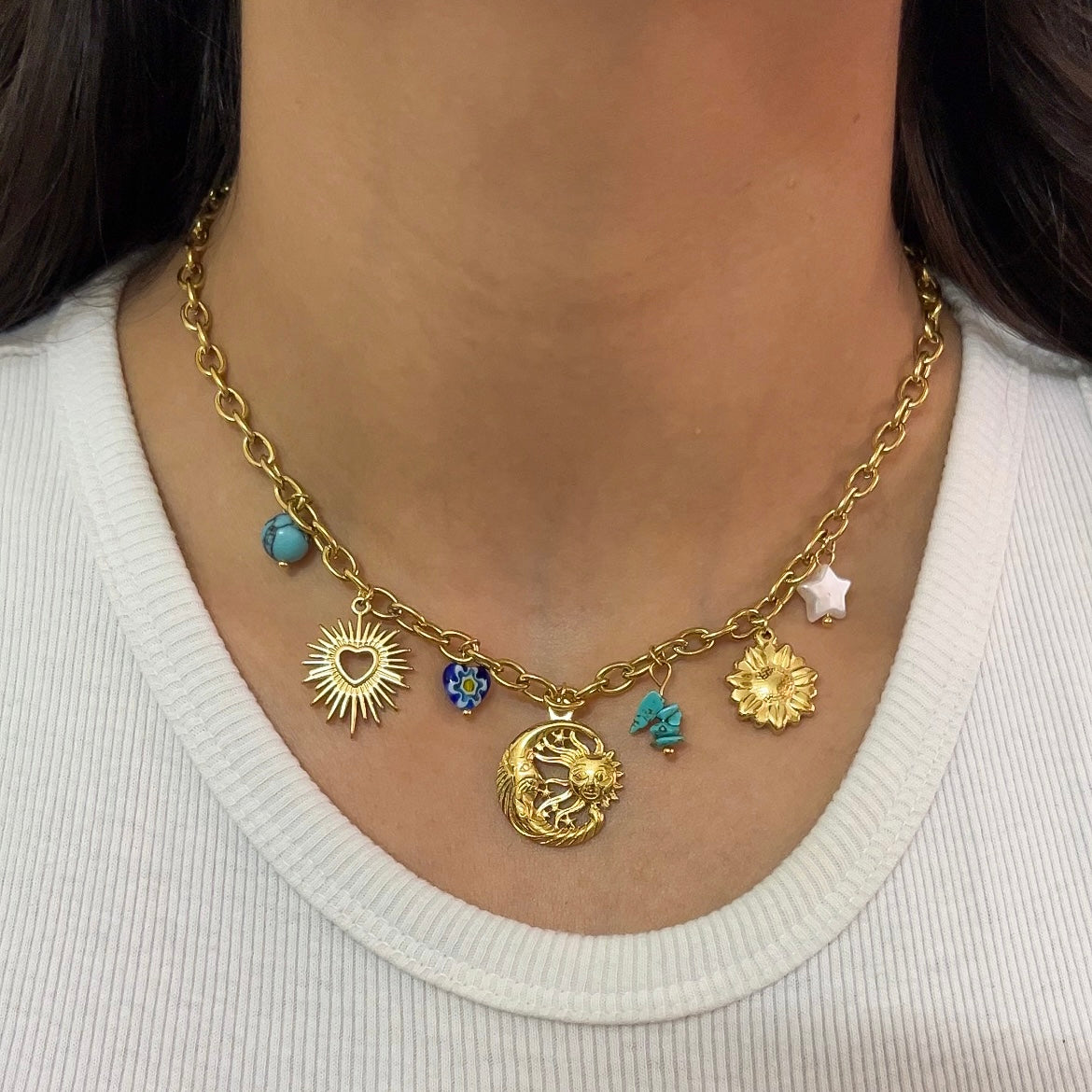 Celeste Charm Necklace