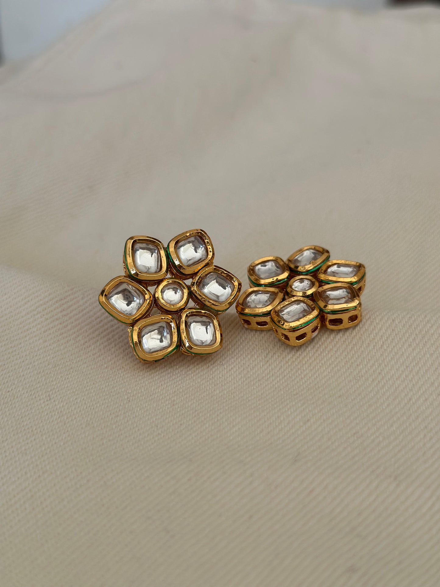 Pushpa Kundan Studs