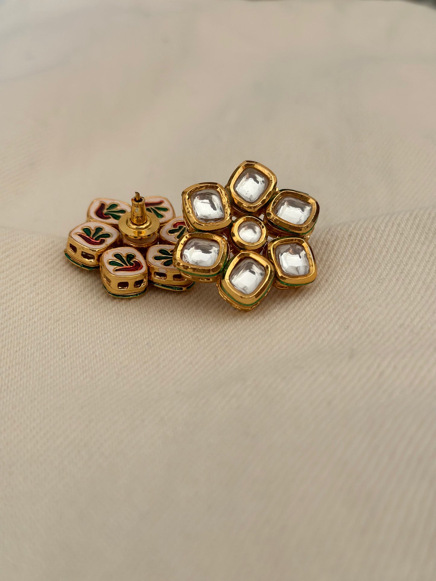 Pushpa Kundan Studs