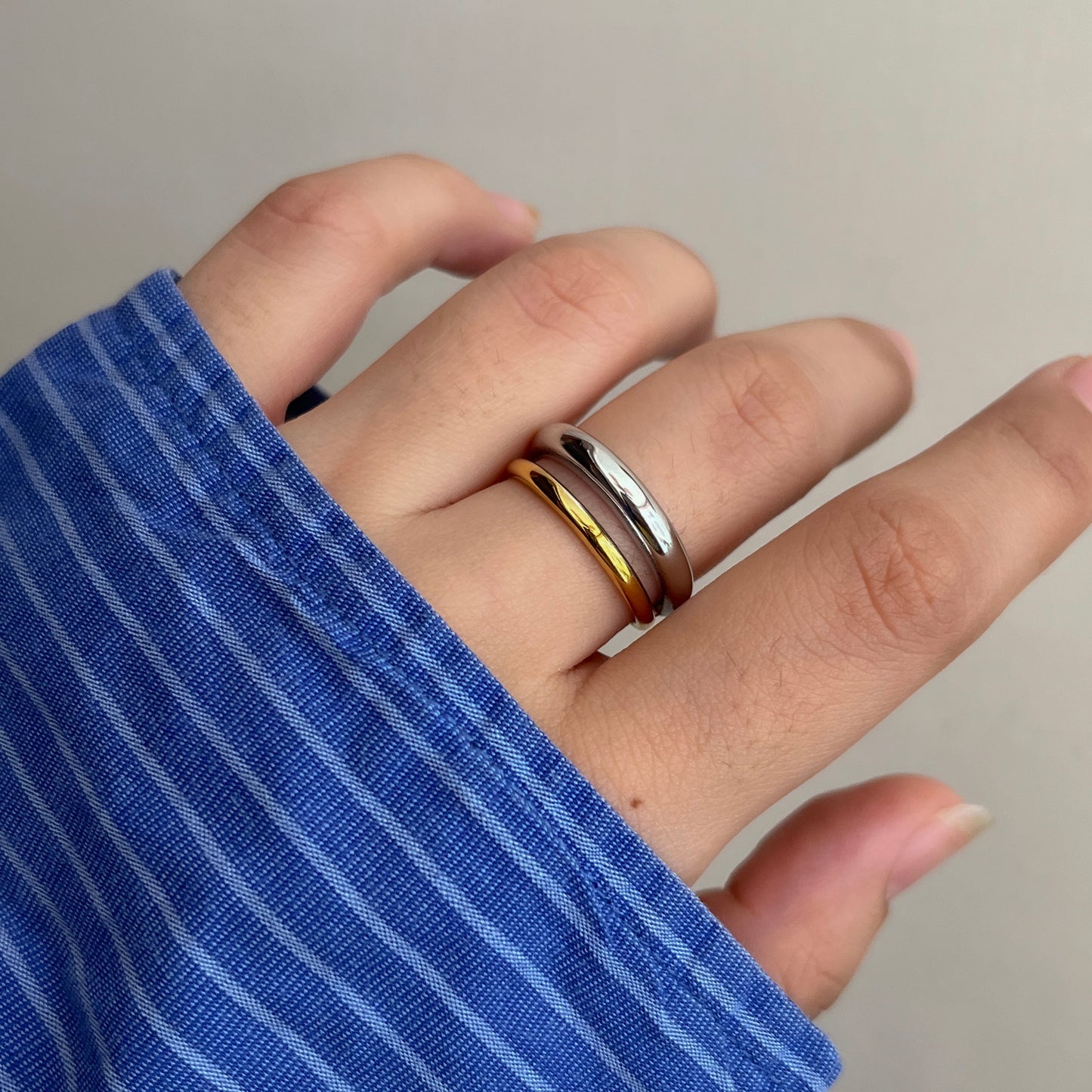 Azara Two Tone Ring
