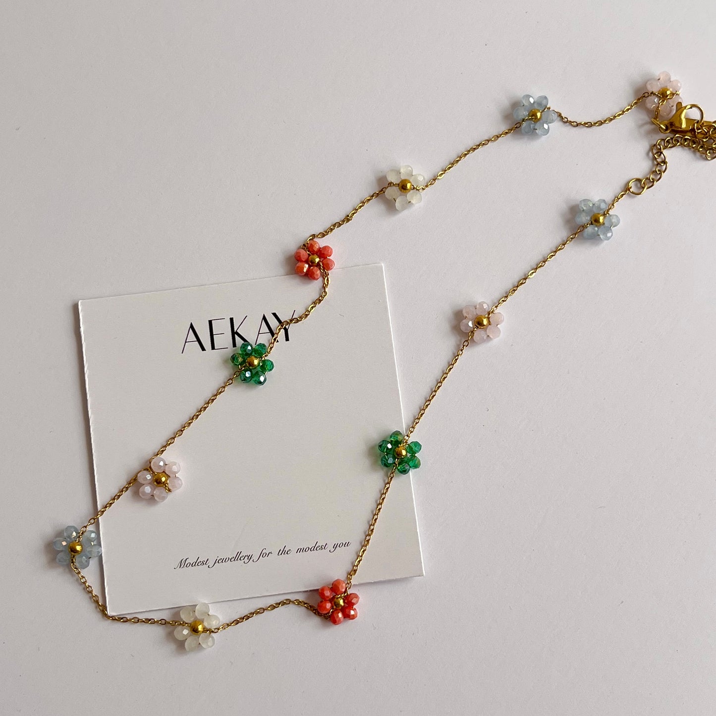 Flora Charm Necklace