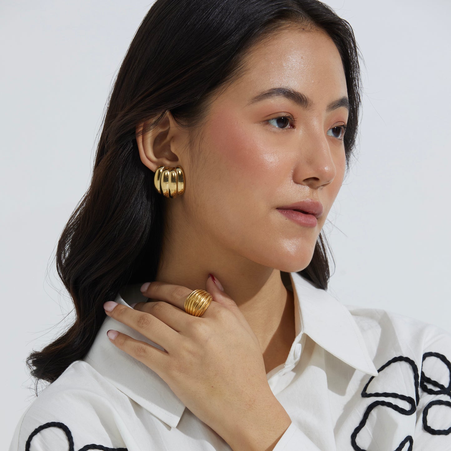 Meredith Statement Studs