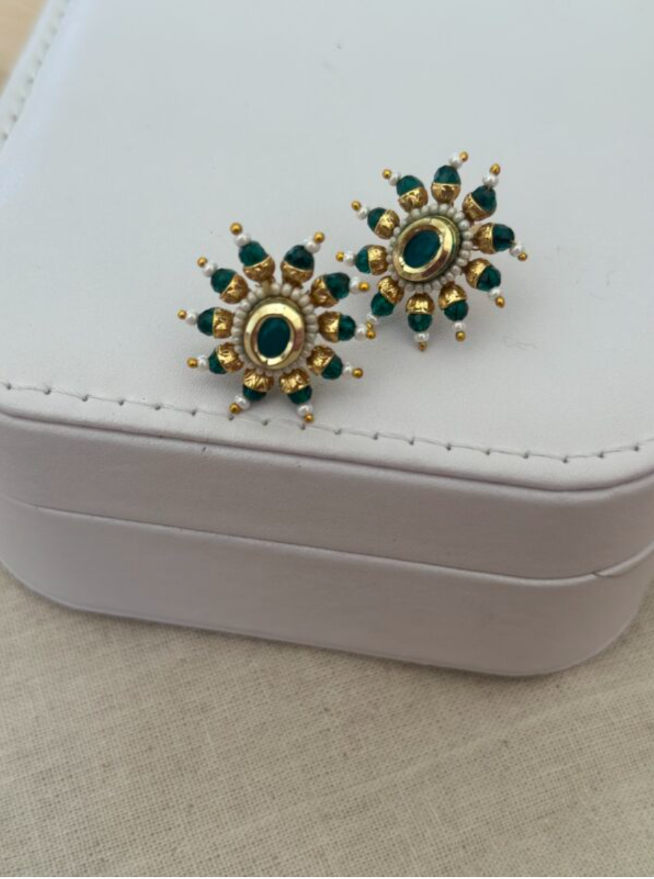 Chakr- Kundan Studs
