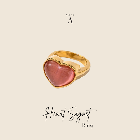 Heart Signet Ring