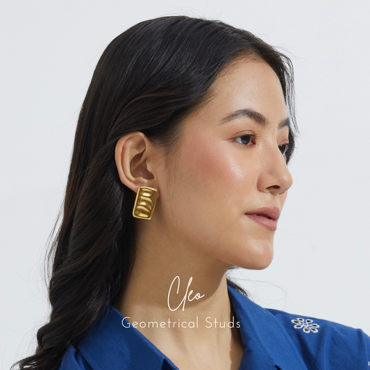 Cleo Geometrical Studs