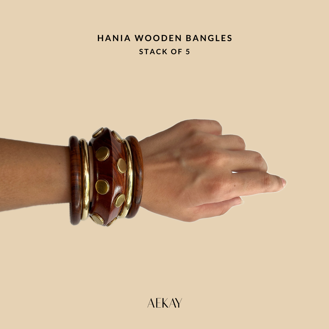 Hania Wooden Bangles