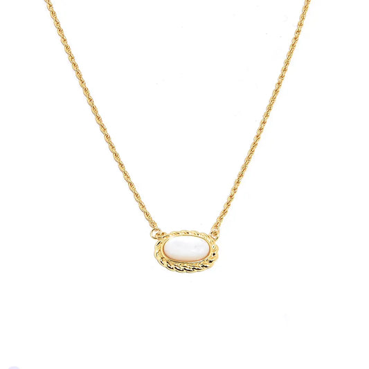 Opal Pendant Necklace