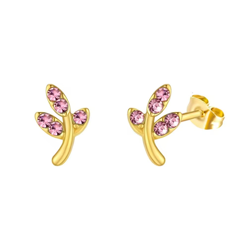 Mini Leaf Studs