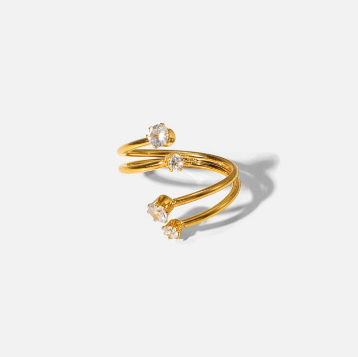 Stardust Adjustable Ring