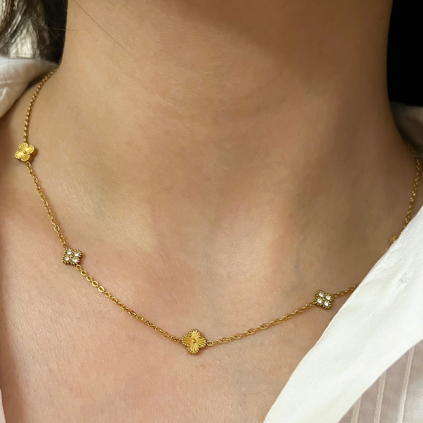 Clover Charm Necklace