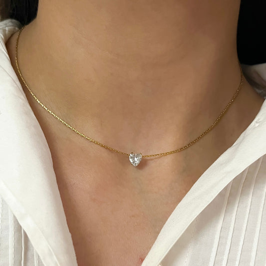Heart Drop Necklace