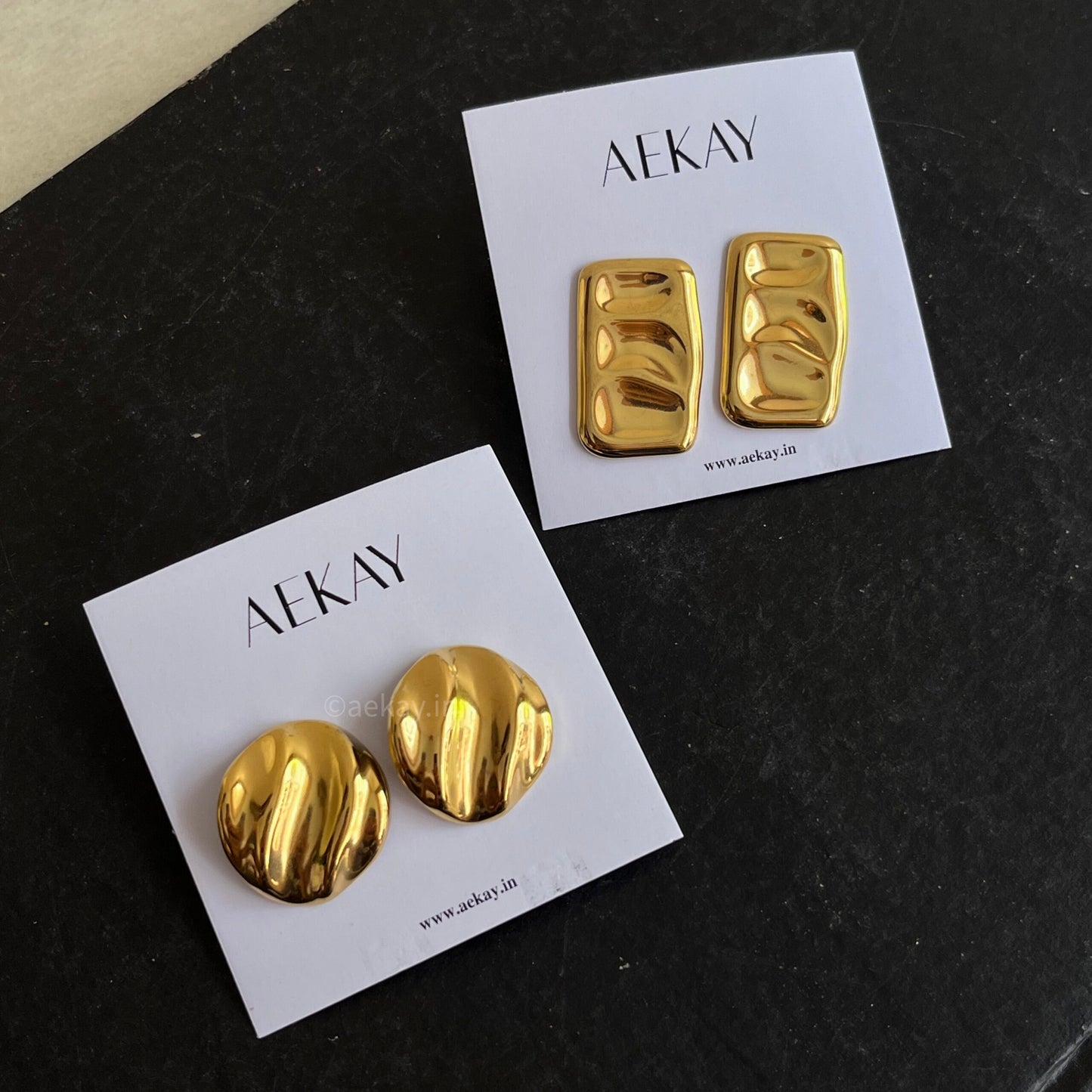 Cleo Geometrical Studs
