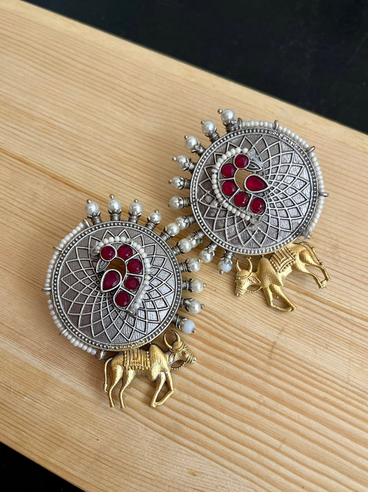 Mangla Silver Studs