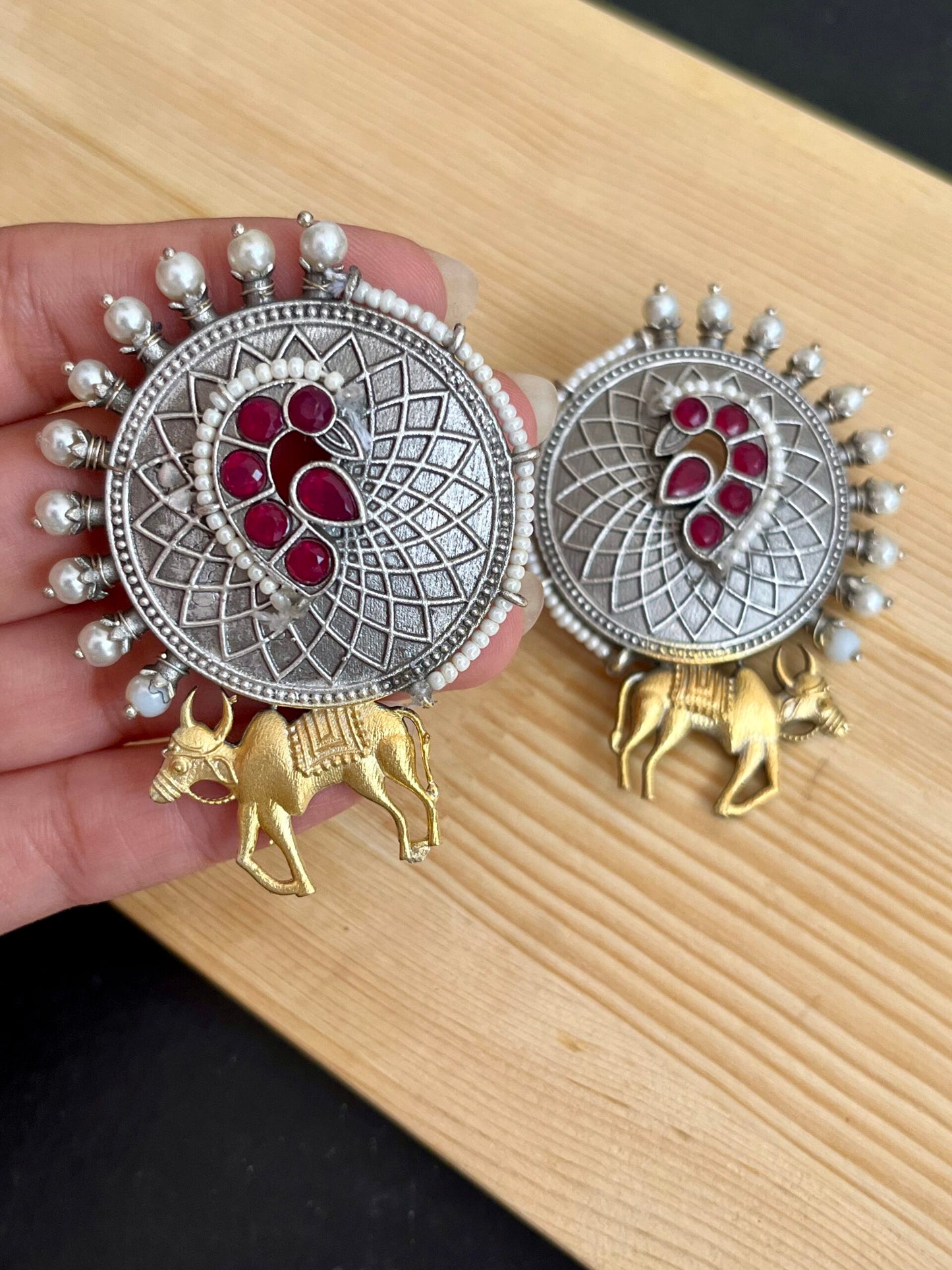 Mangla Silver Studs