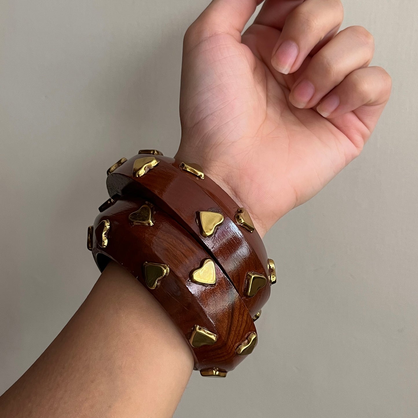 Amour Wooden Bangle