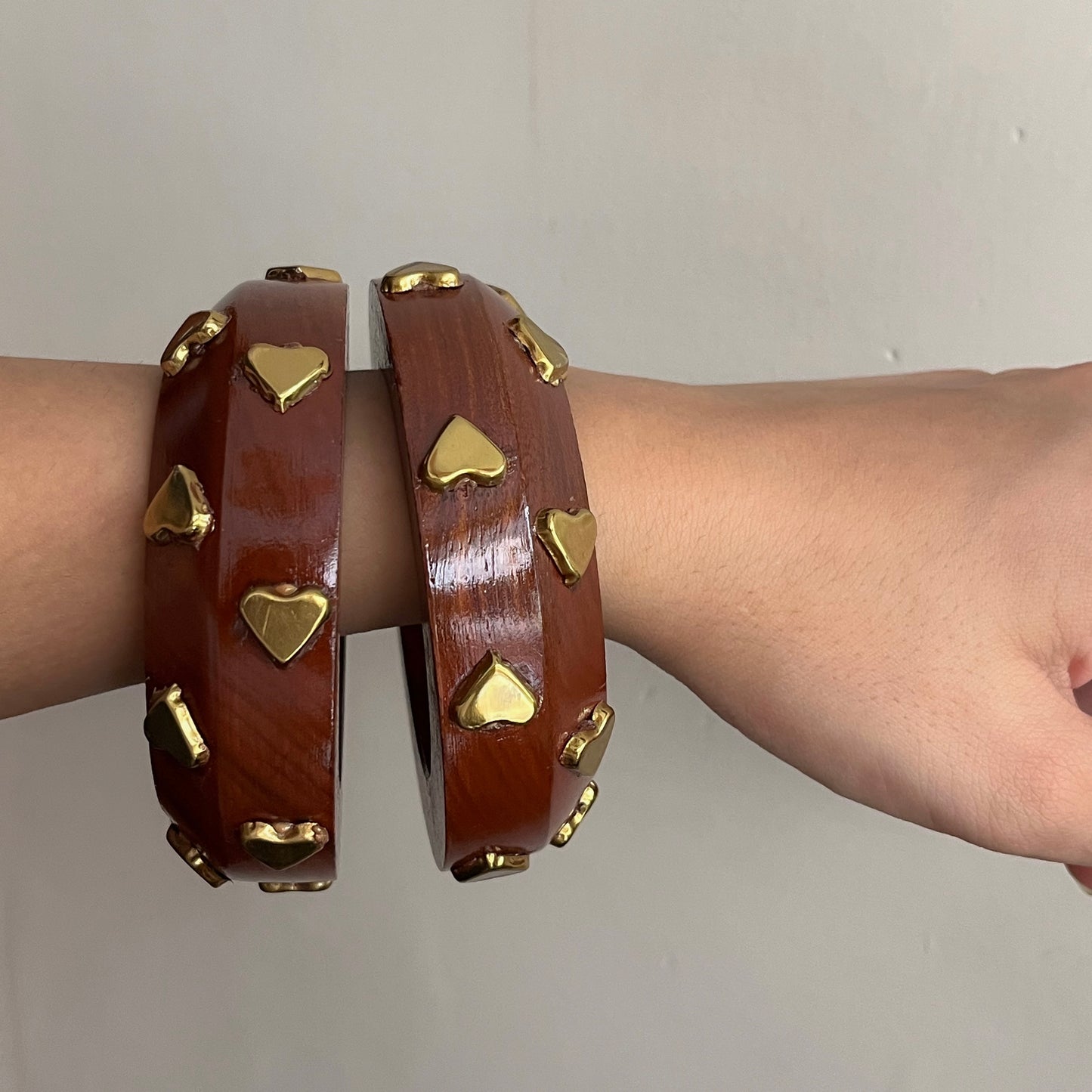Amour Wooden Bangle