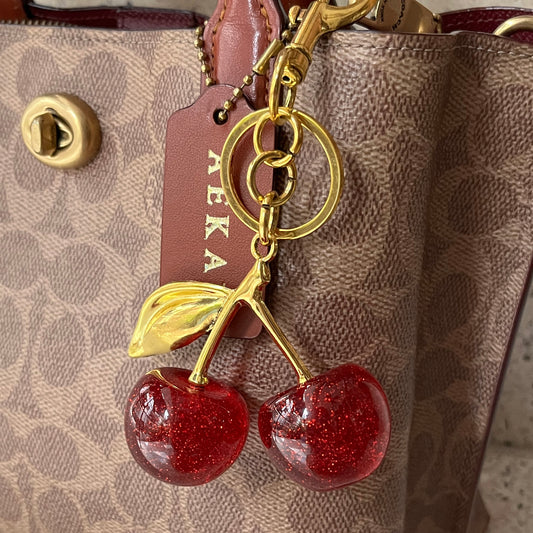 Cherry Bag Charm