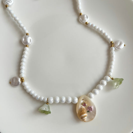 Sea Shell Charm Necklace