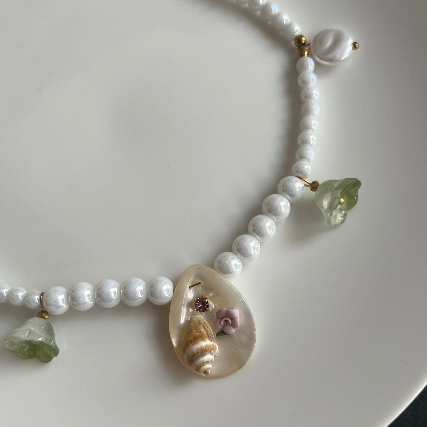 Sea Shell Charm Necklace