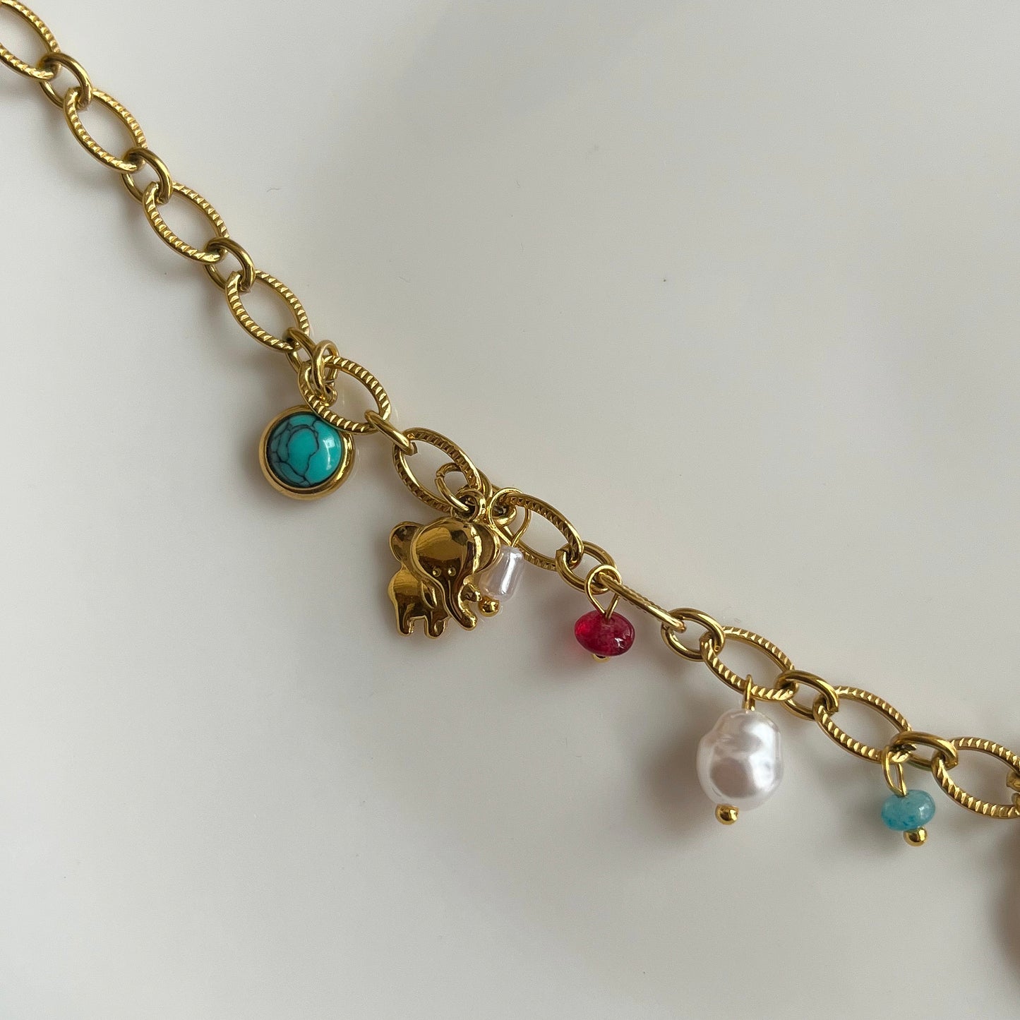 Tusker Charm Necklace