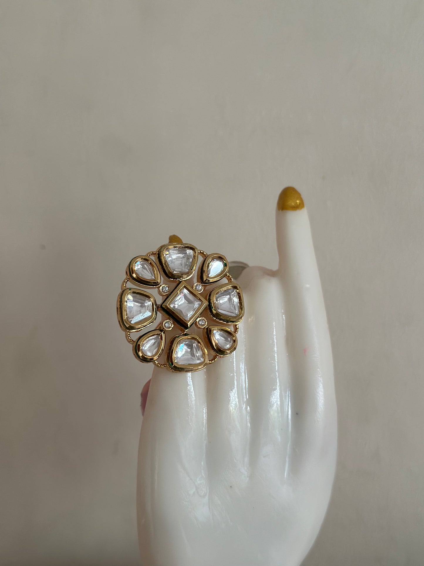 Divisha Polki Ring