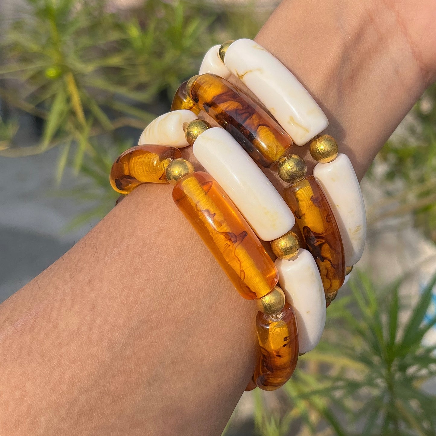 Maisie Acrylic Bracelet Stack